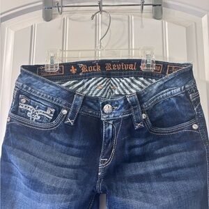 Rock Revival Women's Dark Blue Boot Cut Jeans